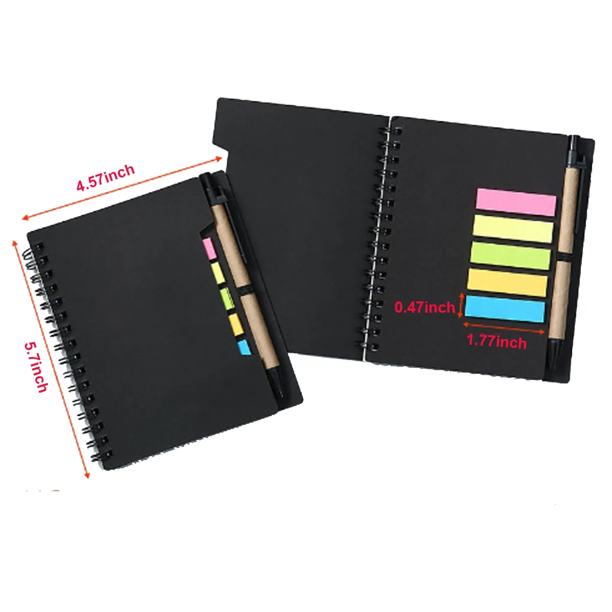 Custom Notebook With Sticky Notes and Pen 4