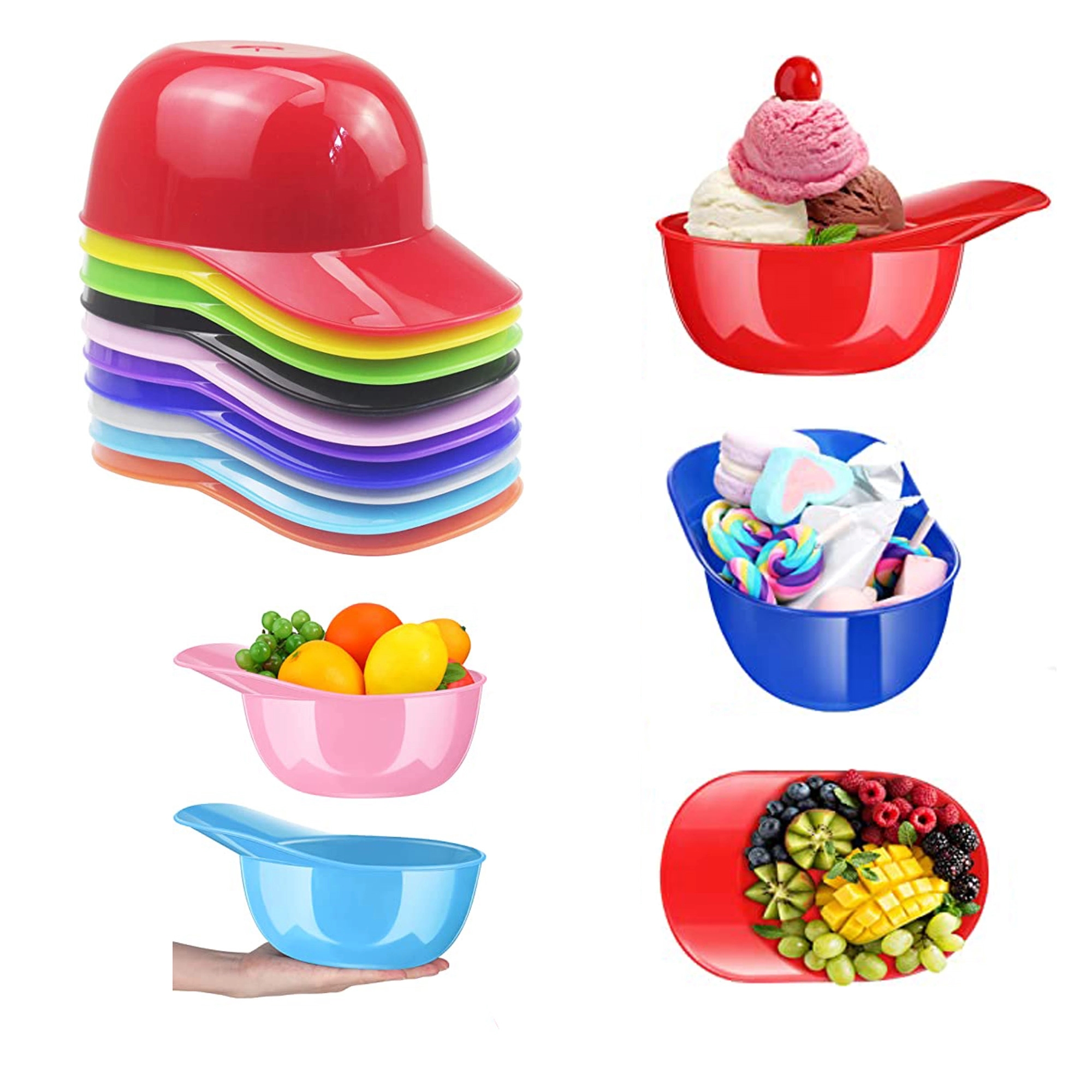 Baseball Helmet Ice Cream Bowl 4