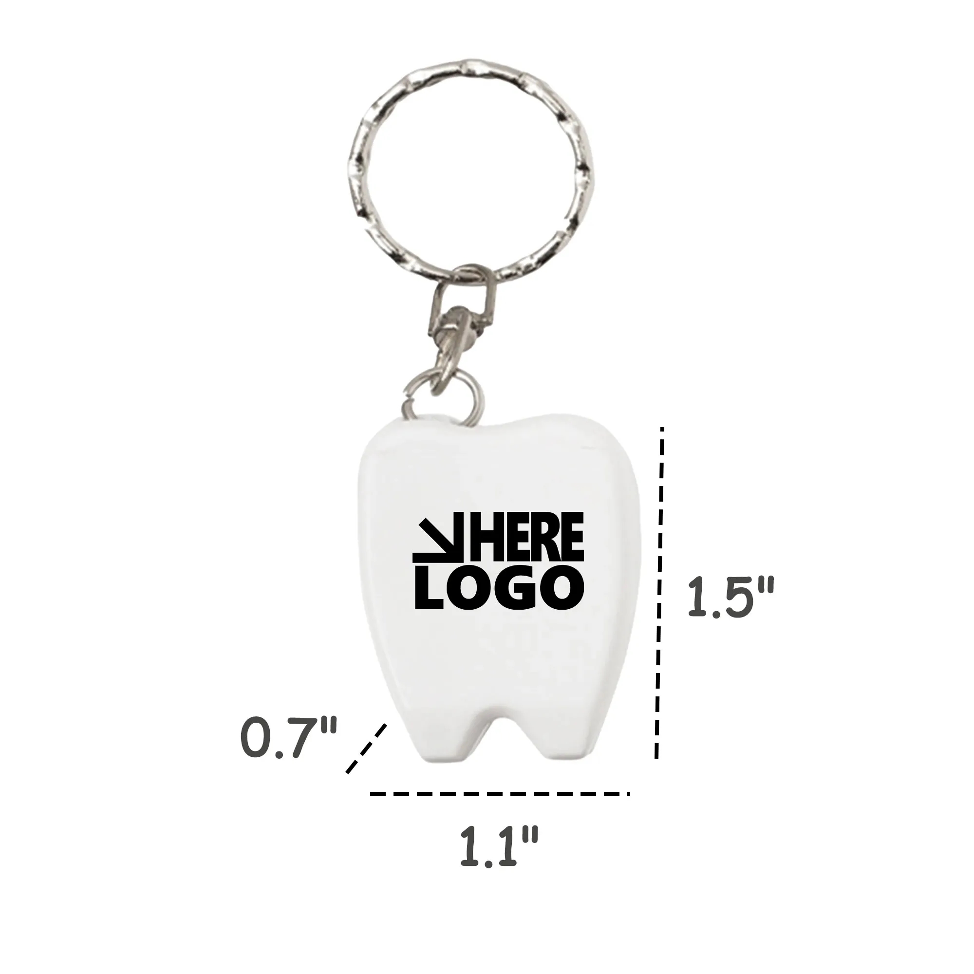 MOQ 20 Dental Floss Keychain Oral Care 2