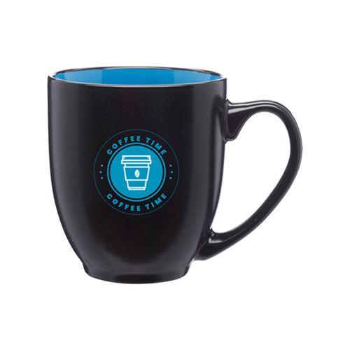 Two-Tone Bistro Style Ceramic Mug, 16 oz. 4