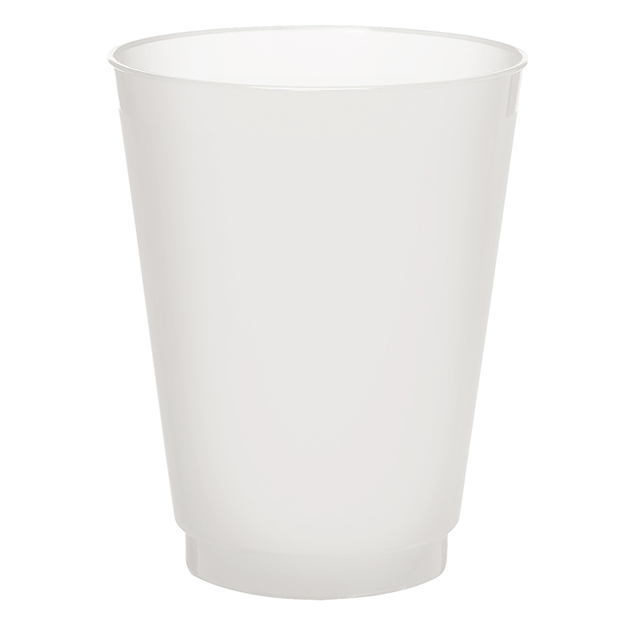 Flexible Frosted Plastic Stadium Cups 16 oz. 17