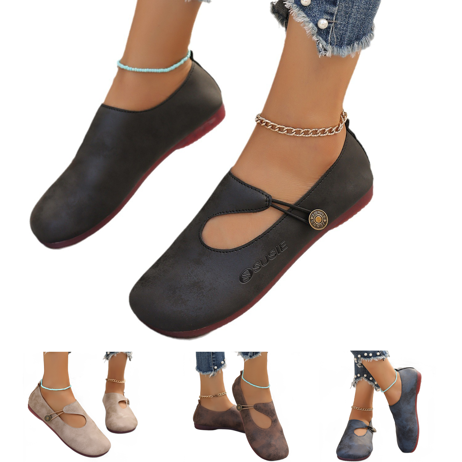 Retro Comfortable Walking Slipper