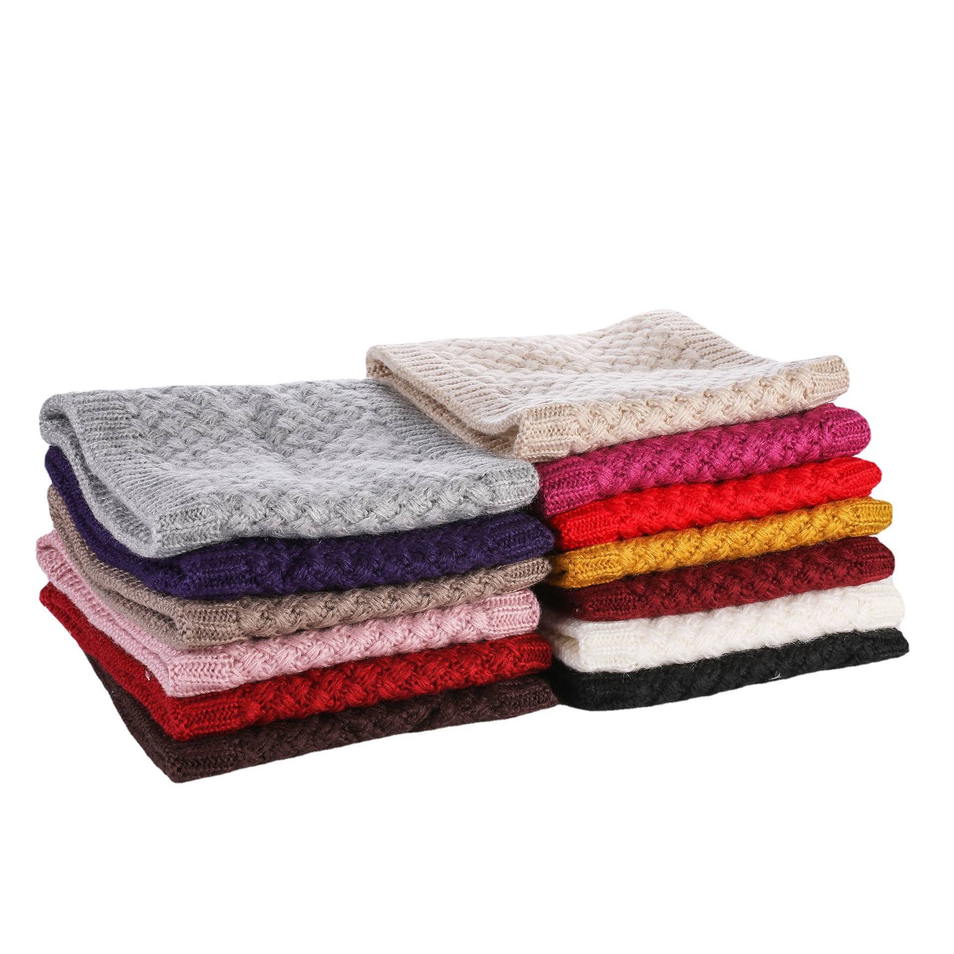 Winter knitted wool collar 2