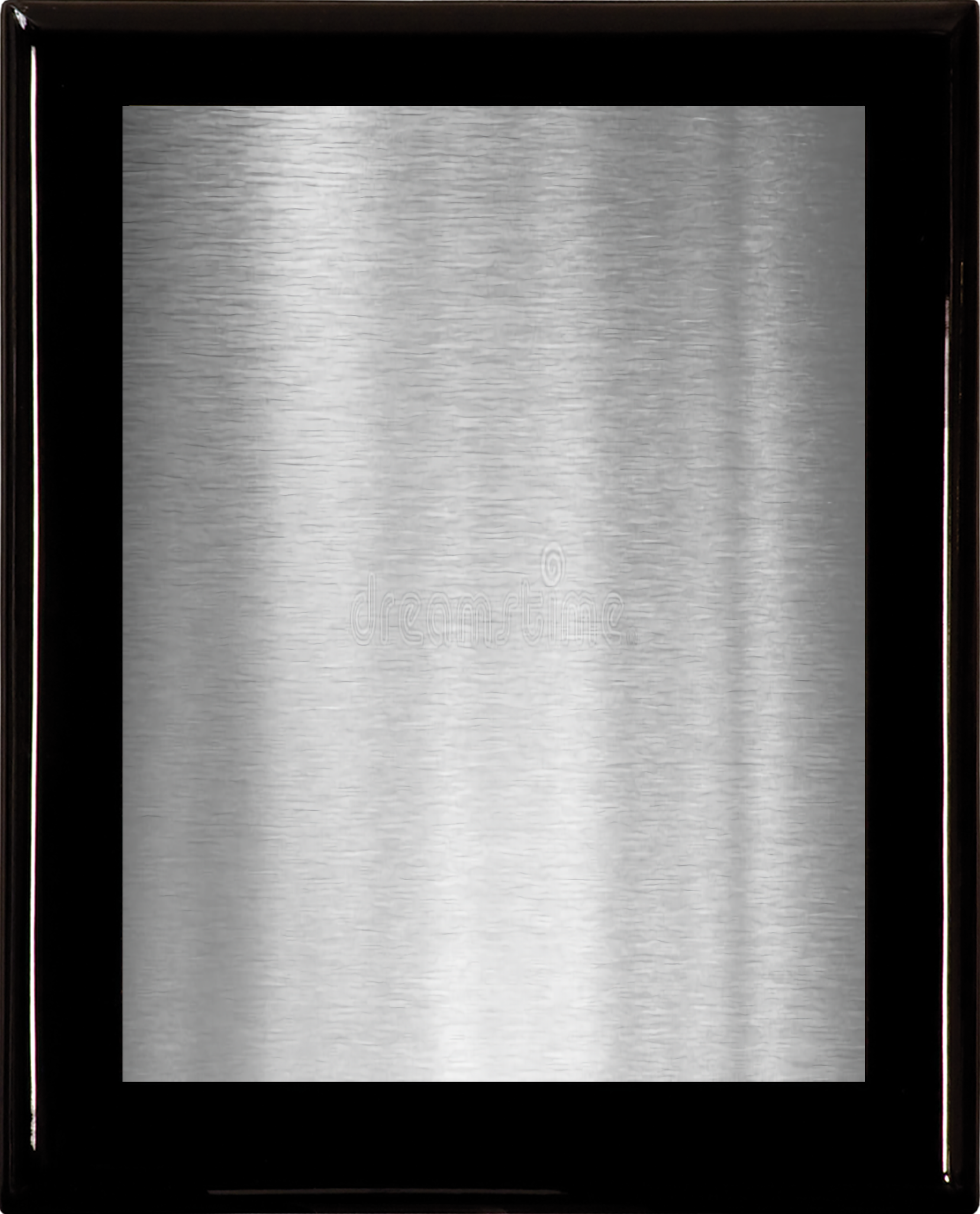 Black Piano Finish Wood Plaque w/Single Engraved Plate 10