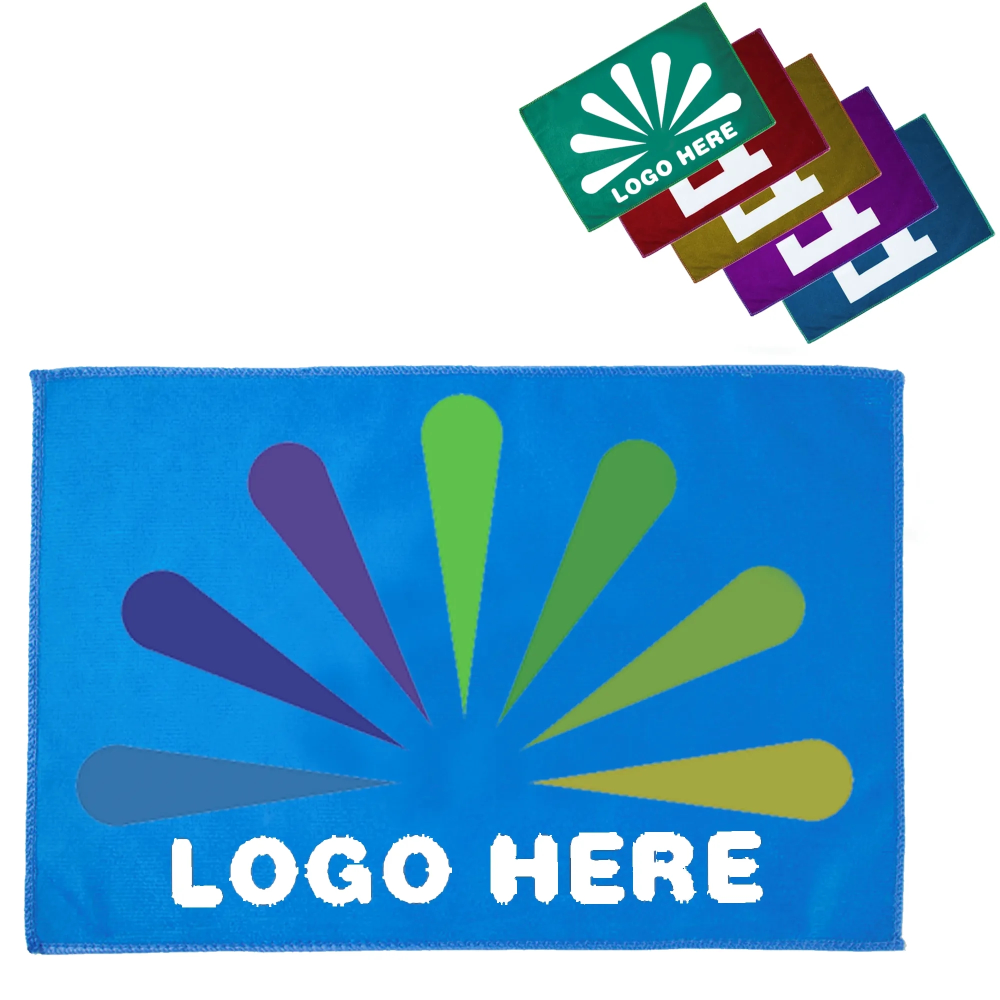 Custom 11" x 18" Sublimated  Microfiber Rally Towel 3