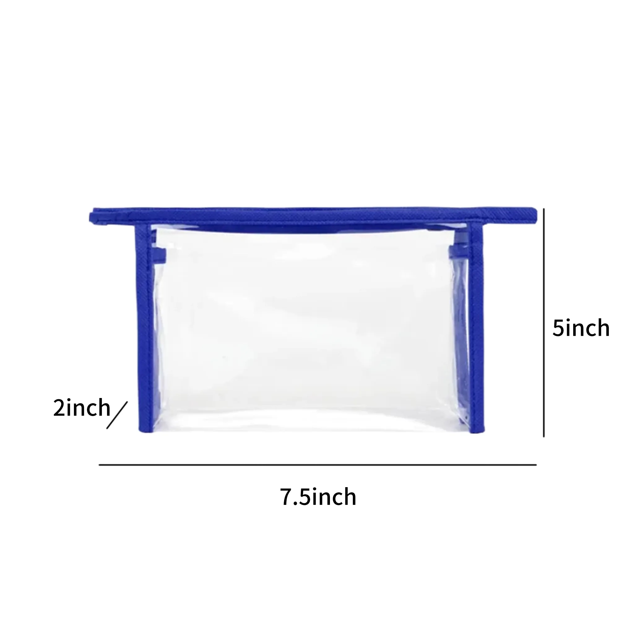 Clear Travel Toiletry Pouch 7.5x5 5