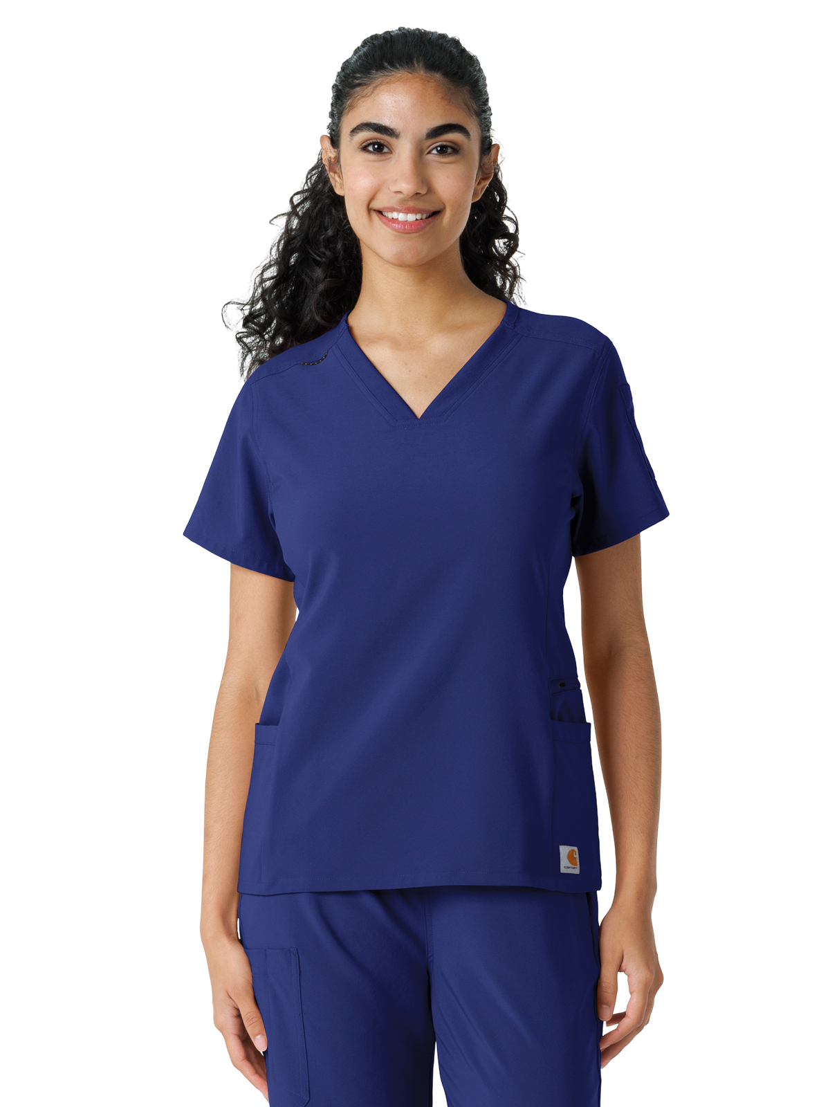 Carhartt Scrubs - Force Essentials - Women's Knit Panel Top 16