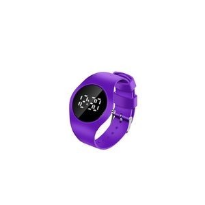 Round Sports Watch With White Digital Dial And Detachable Band 18