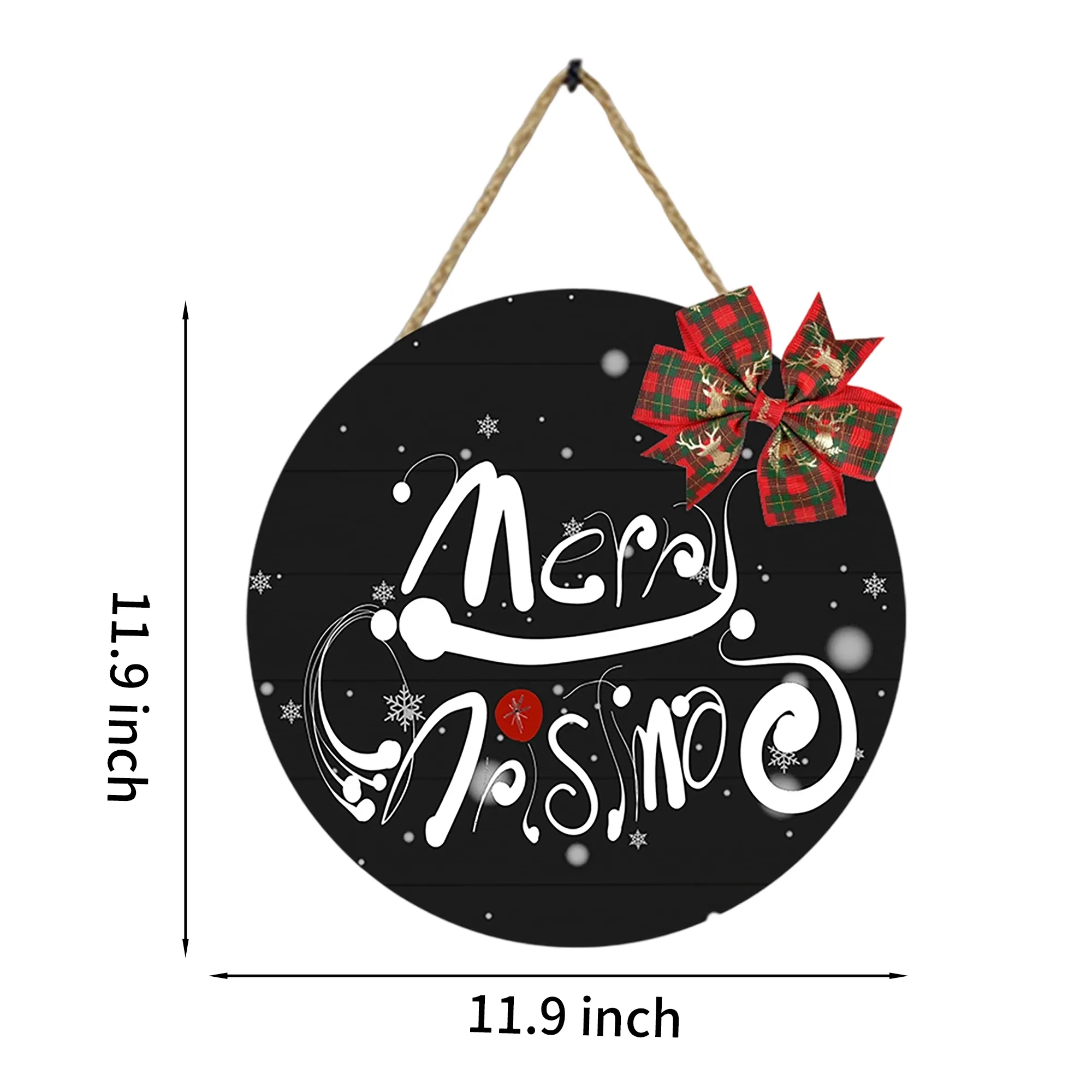 Festive Wooden Welcome Sign 3