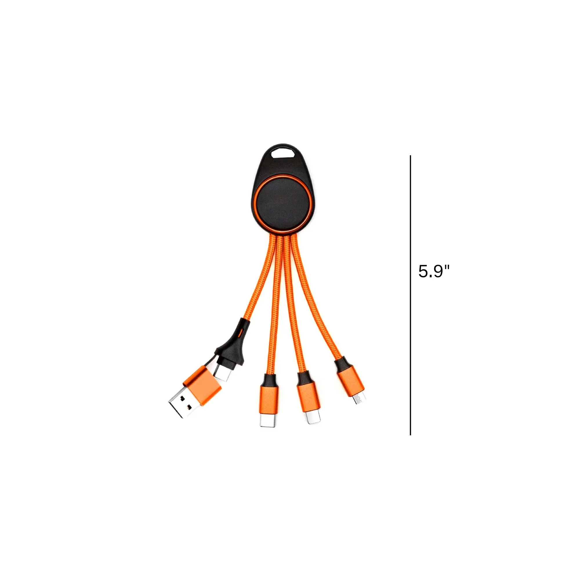 5 in 1 Braided Keychain Charging Cable Business Promotional 9
