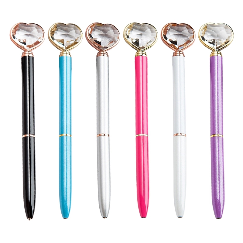 Heart Shape Crystal Diamond Ballpoint Pen 7