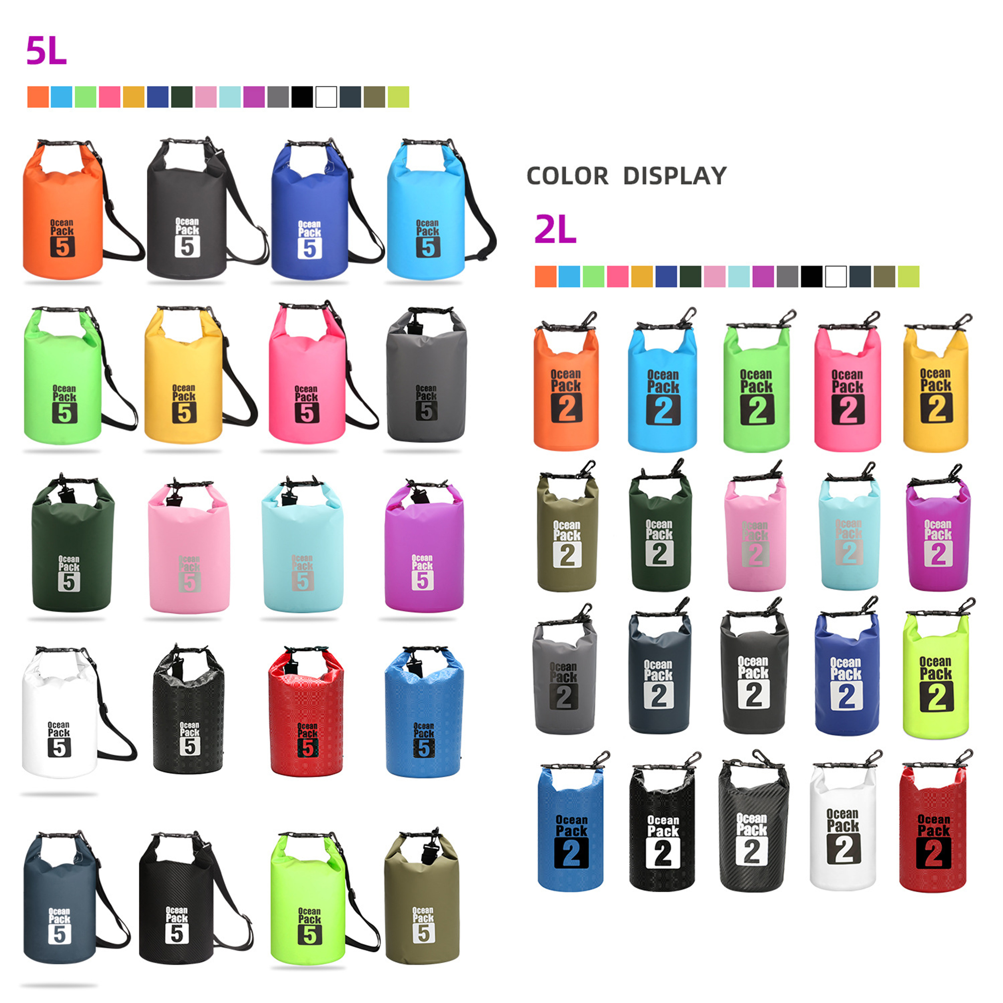 10L Outdoor PVC Bucket Backpack 1