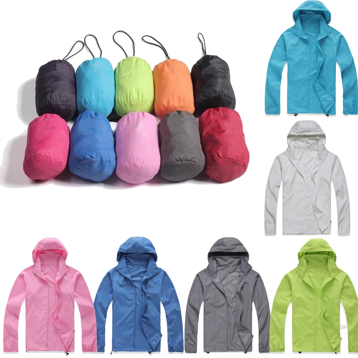 Fashion Waterproof Sunscreen Jacket 3