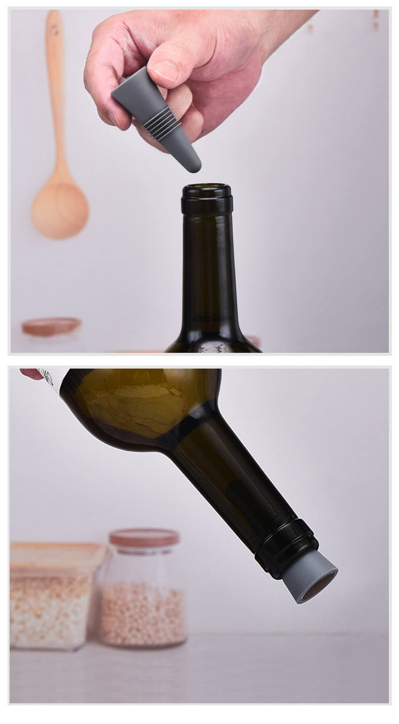 Silicone Wine Bottle Plug 4