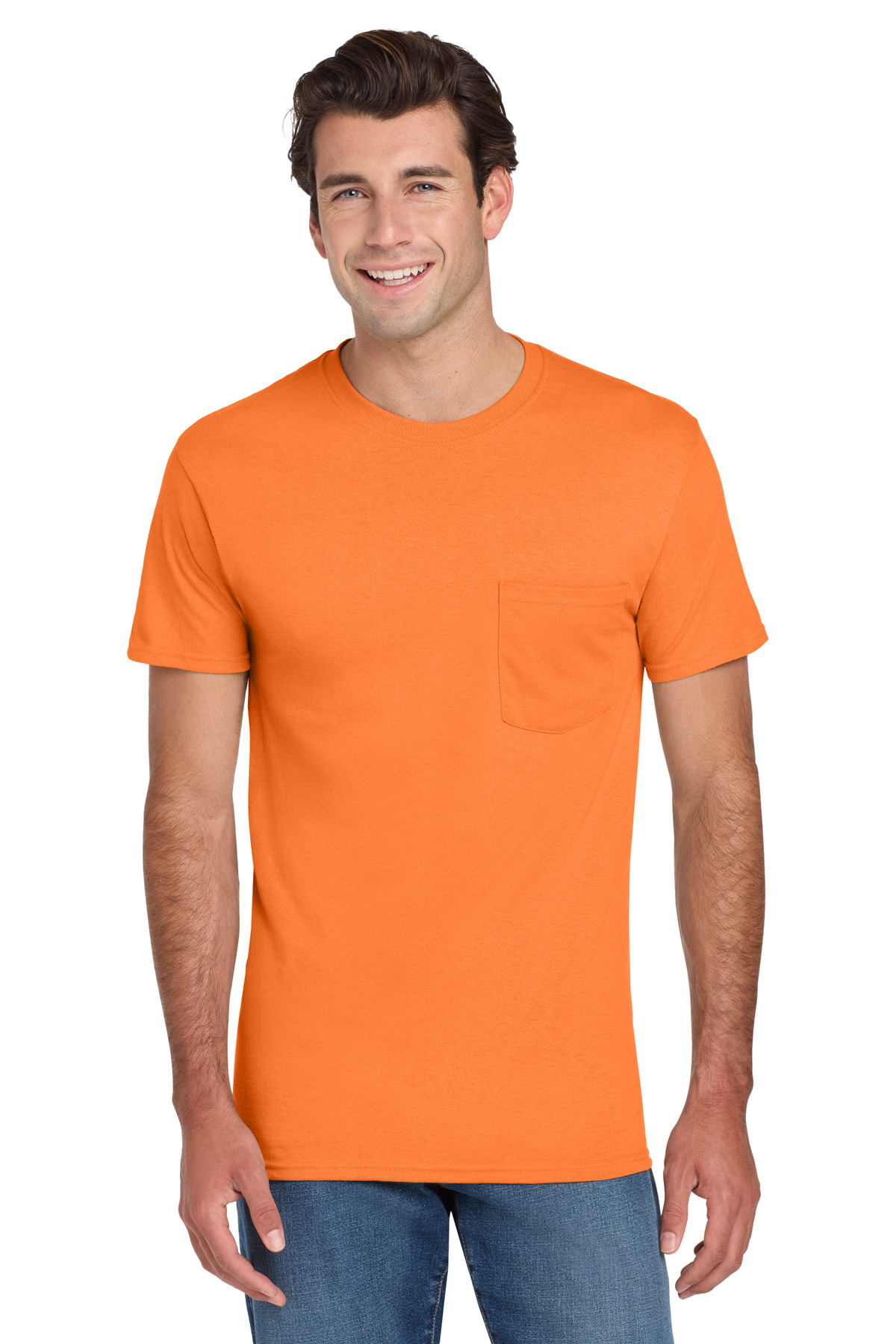 Jerzees - Dri-Power 50/50 Cotton/Poly Pocket T-Shirt. 29MP 48