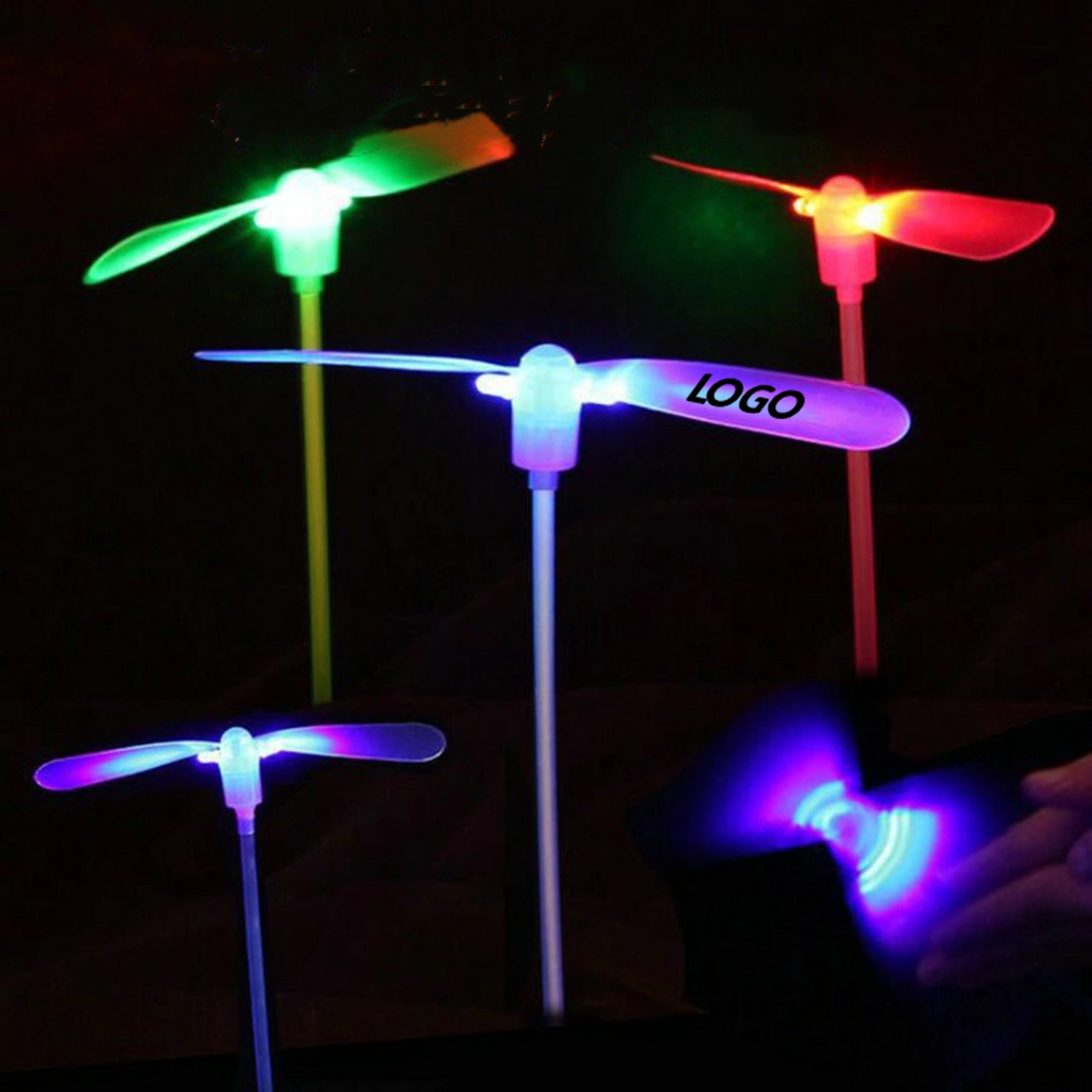 Glowing bamboo dragonfly children's toy 2