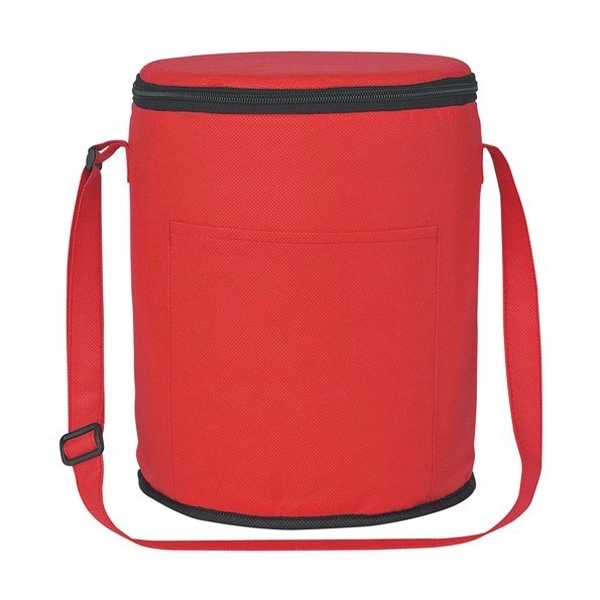 12 Pack Round Cooler Tote Bag 8