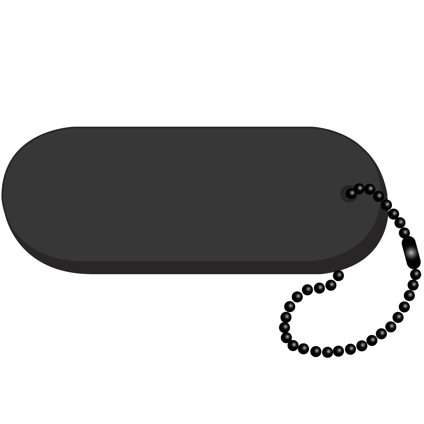 Oval - Large Key Tag 18
