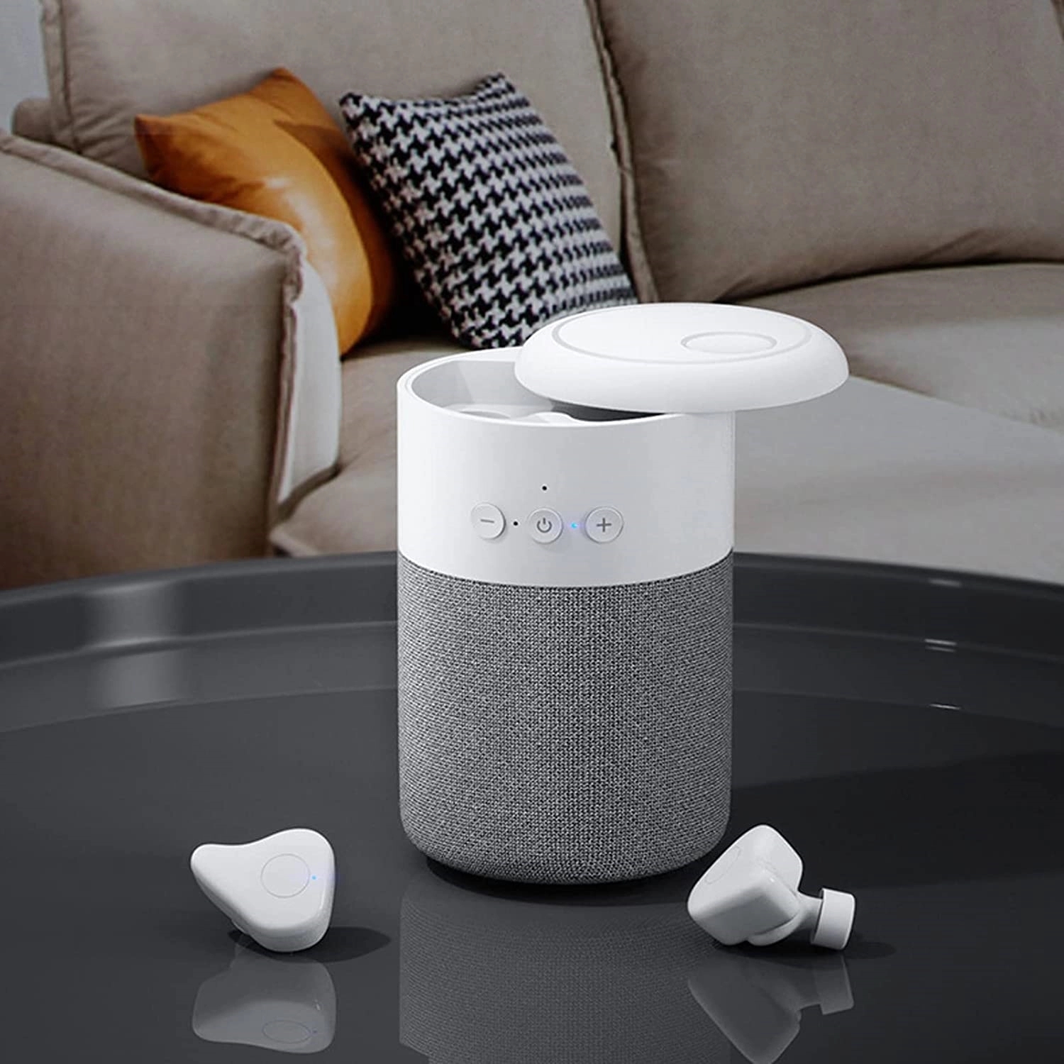 Mini Small Bluetooth Speaker With Earbuds 2 In 1 8