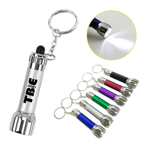 Mini 5 Led Aluminum Flashlight Keychain