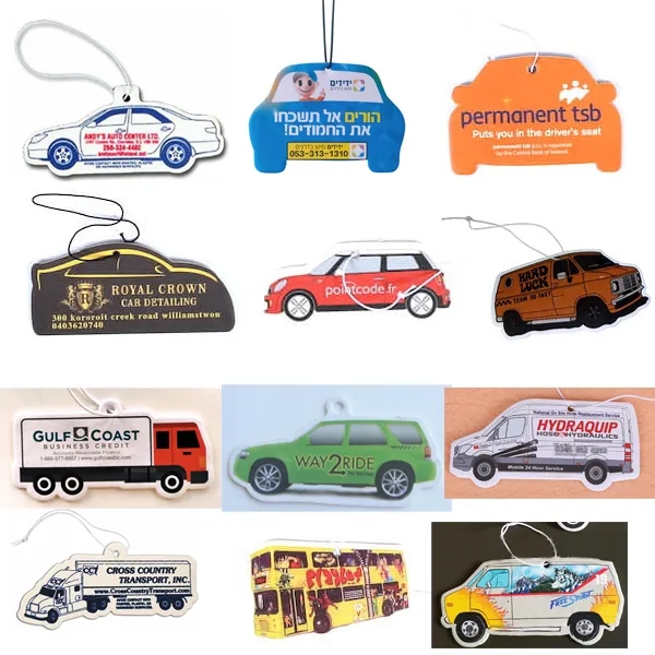 Custom Car Shaped Paper Air Freshener 5