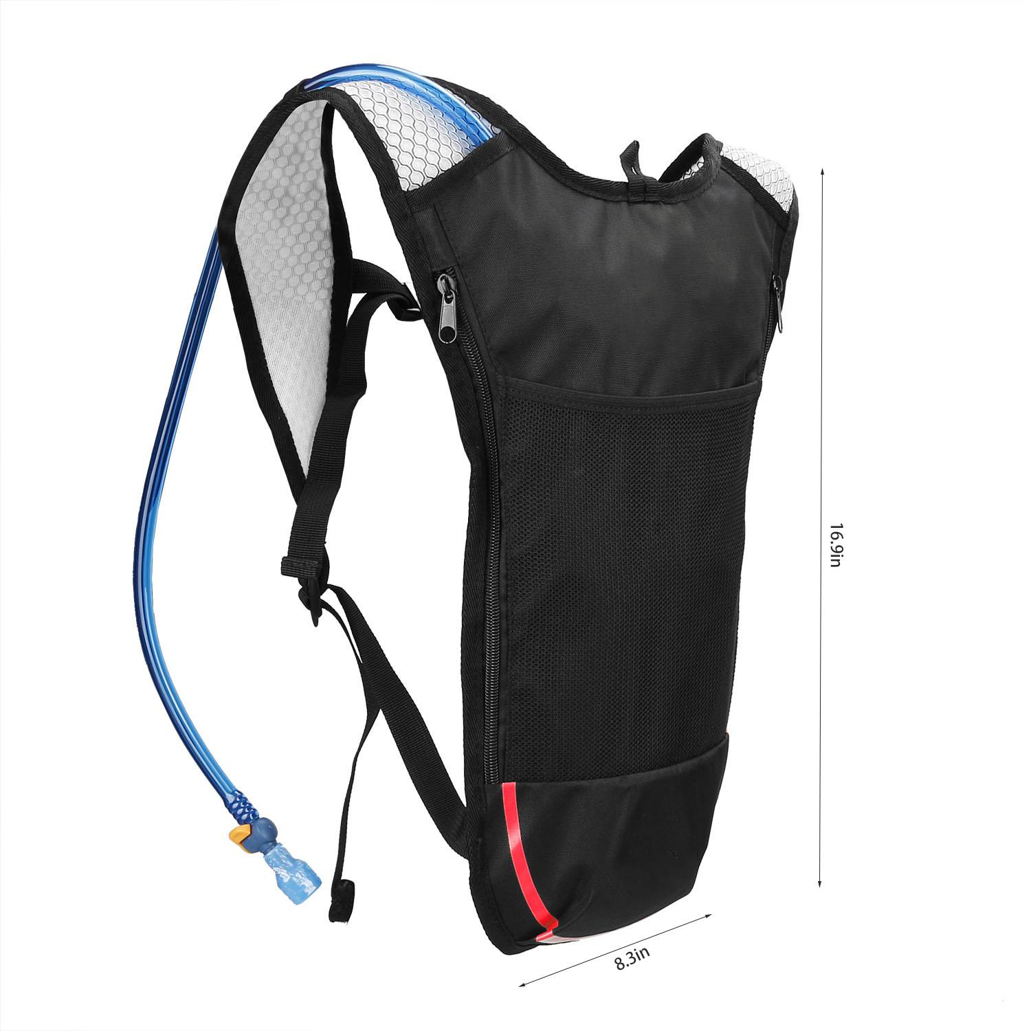 2L Hydration Pack Nylon Water Backpack for Hiking Biking 5