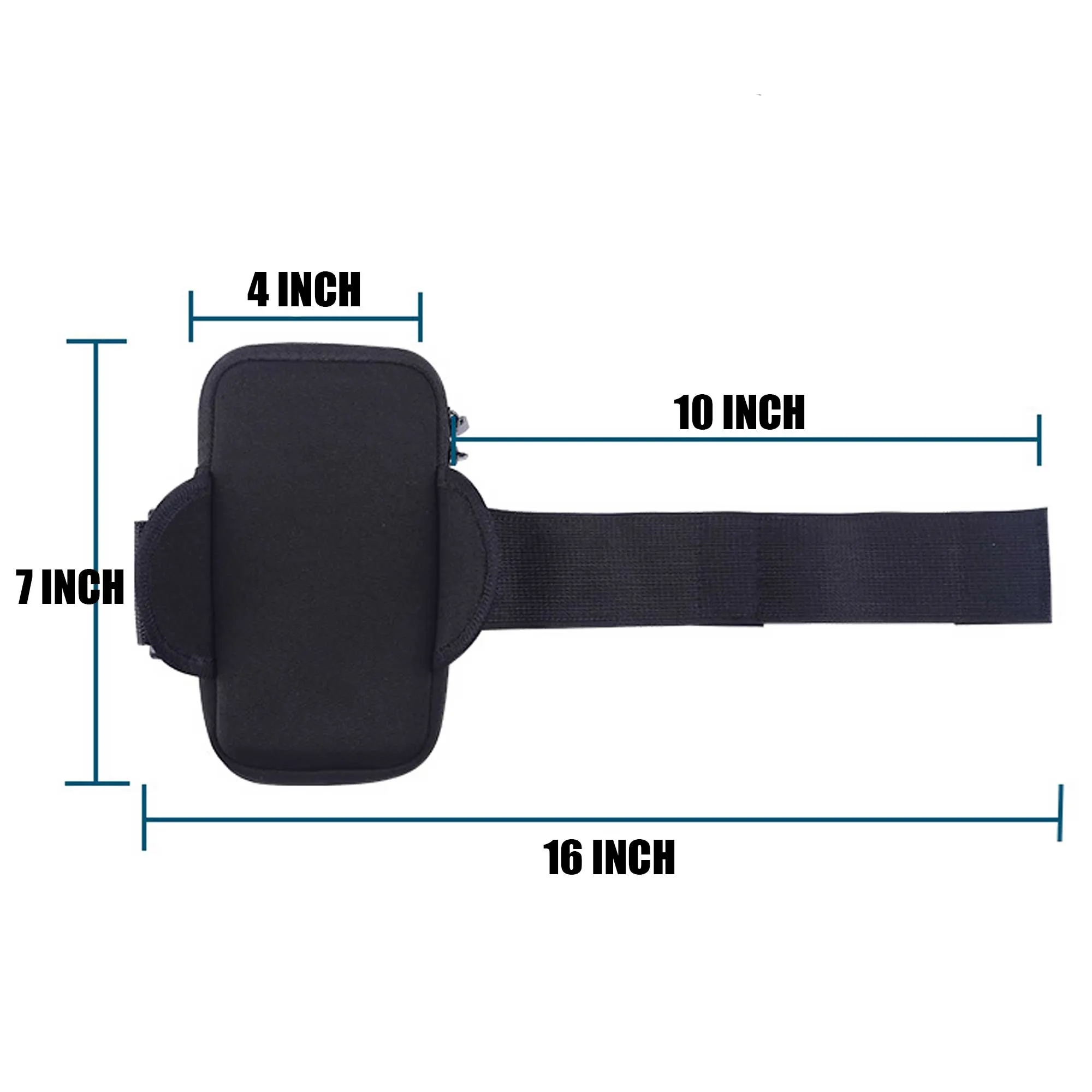 MOQ50 Sport Cell Phone Arm Bag With Earphone Hole 4