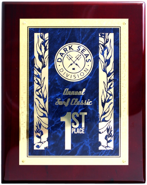 Rosewood Plaques w/Brass Plate (8"x10") 2