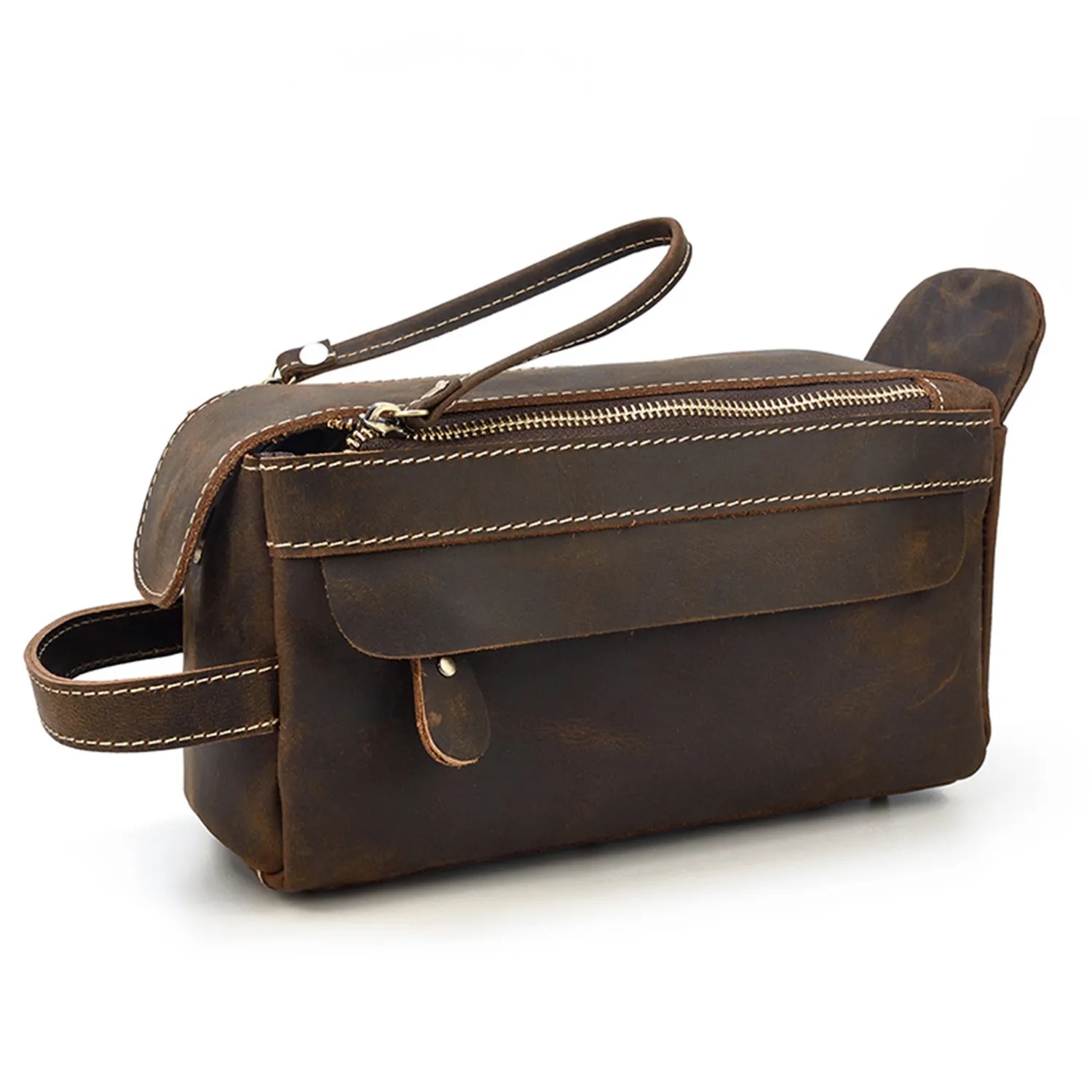 Genuine Leather Toiletry Bag 11