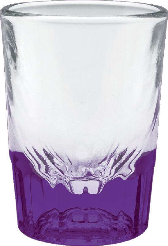 2 oz. Fluted Shot Glass - Deep Etched 1