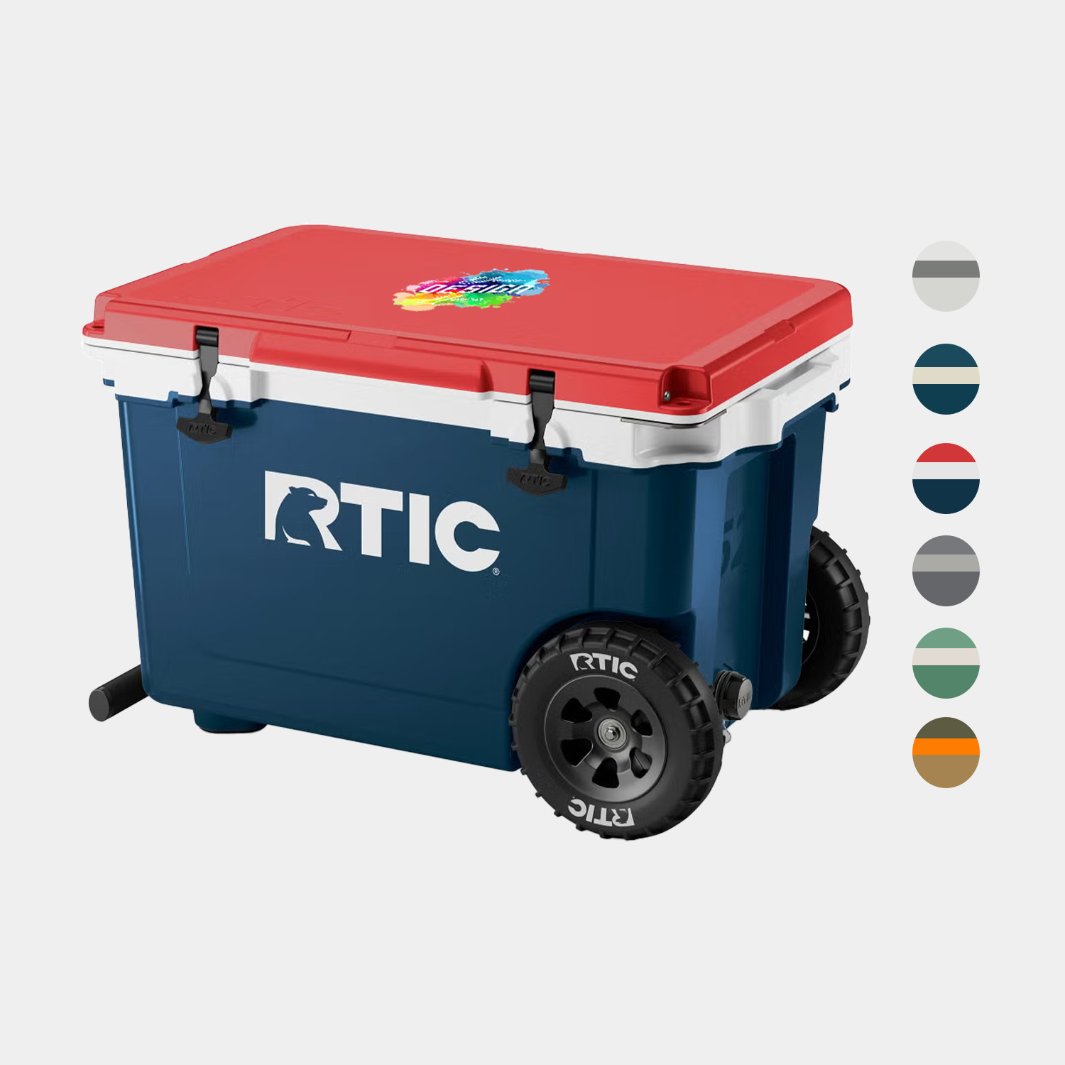 52 QT RTIC® Insulated Ultra-Light Wheeled Cooler Ice Chest (29" x 18.75") 4