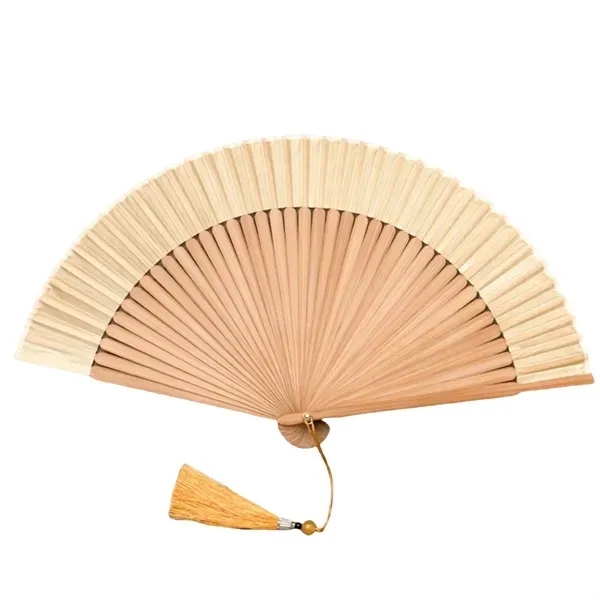 Bamboo Silk Folding Hand Fan 5