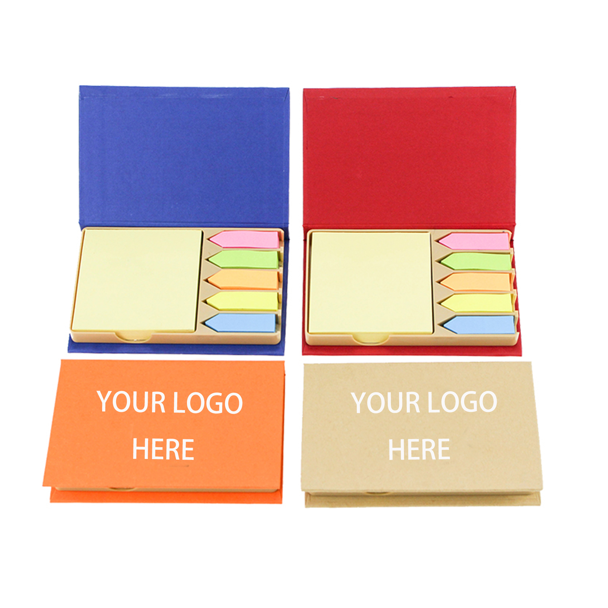 MOQ:50pcs Recycled Kraft Paper Sticky Notes 2