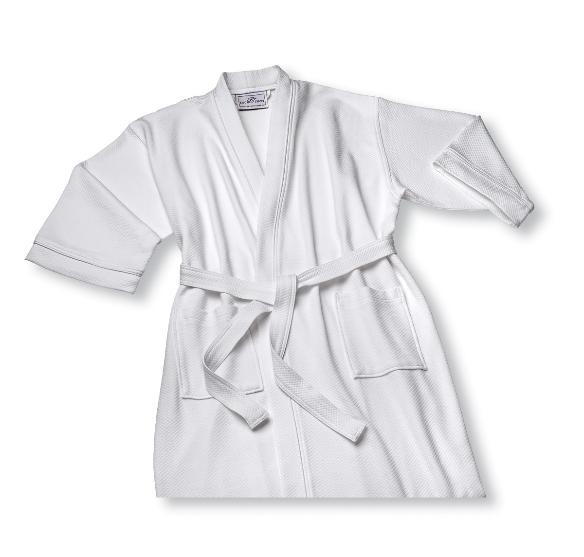 Kimono Knit Diamond Bathrobe 2