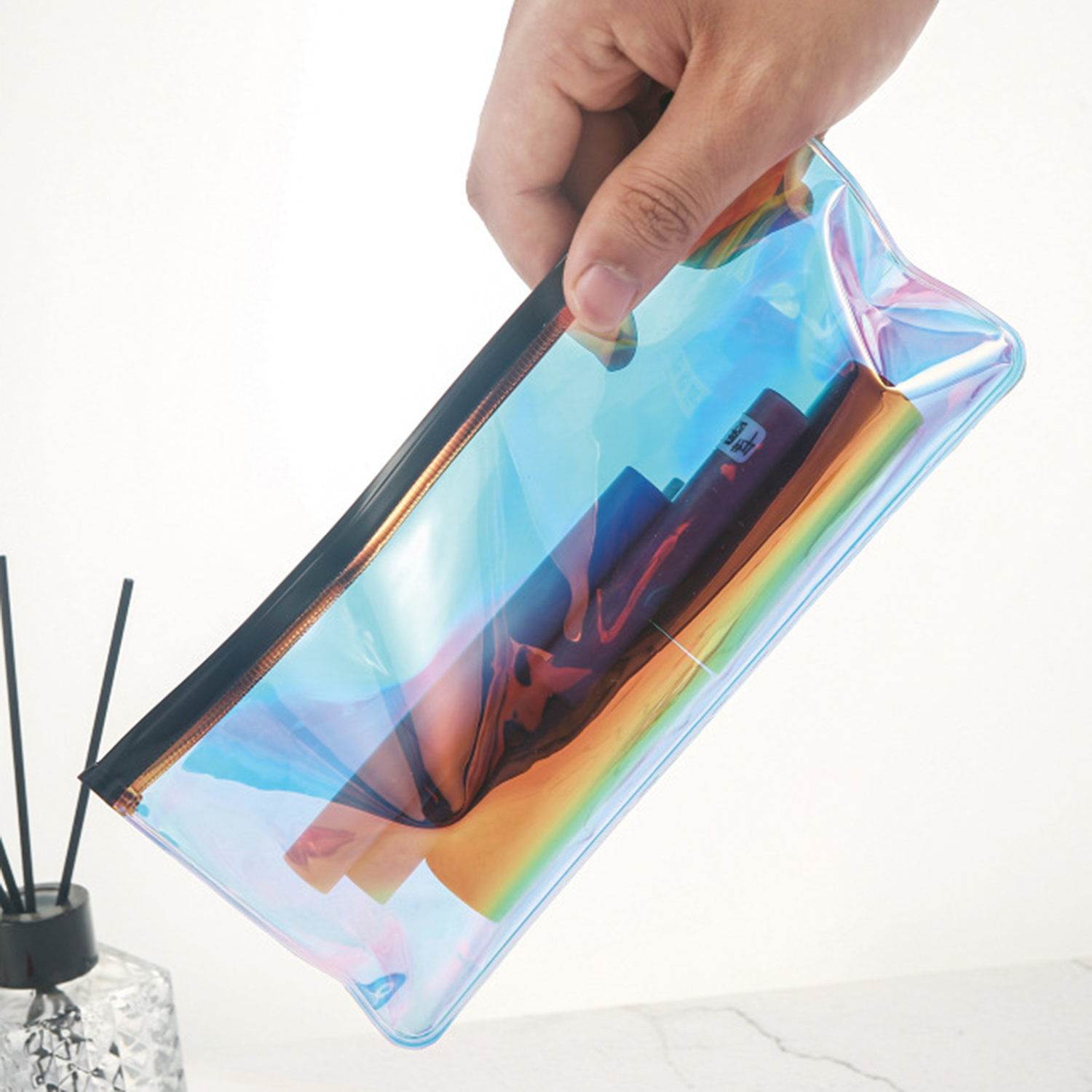 Holographic Rainbow Cosmetic Bag 3