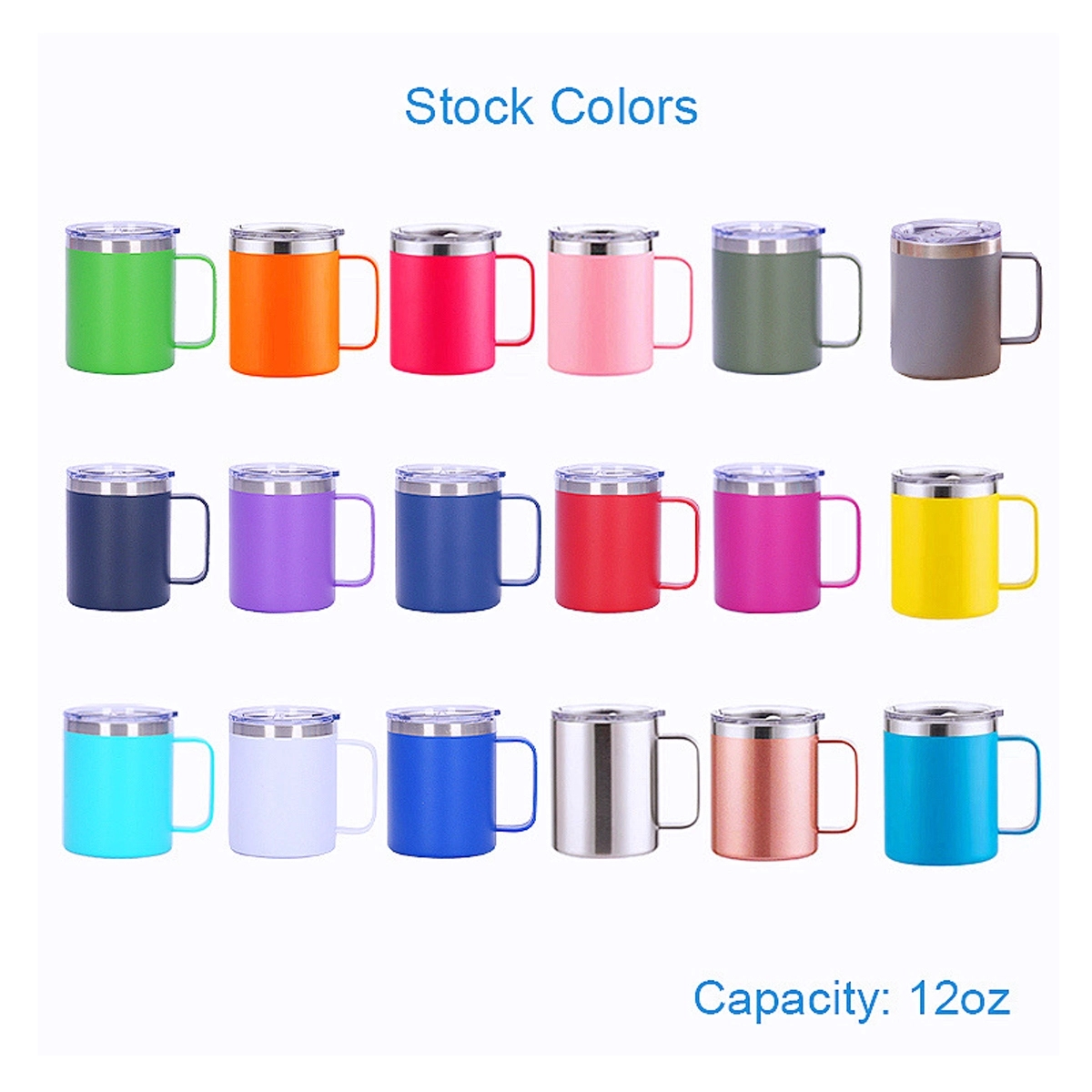 12Oz Stainless Steel Insulated Coffee Mug 4