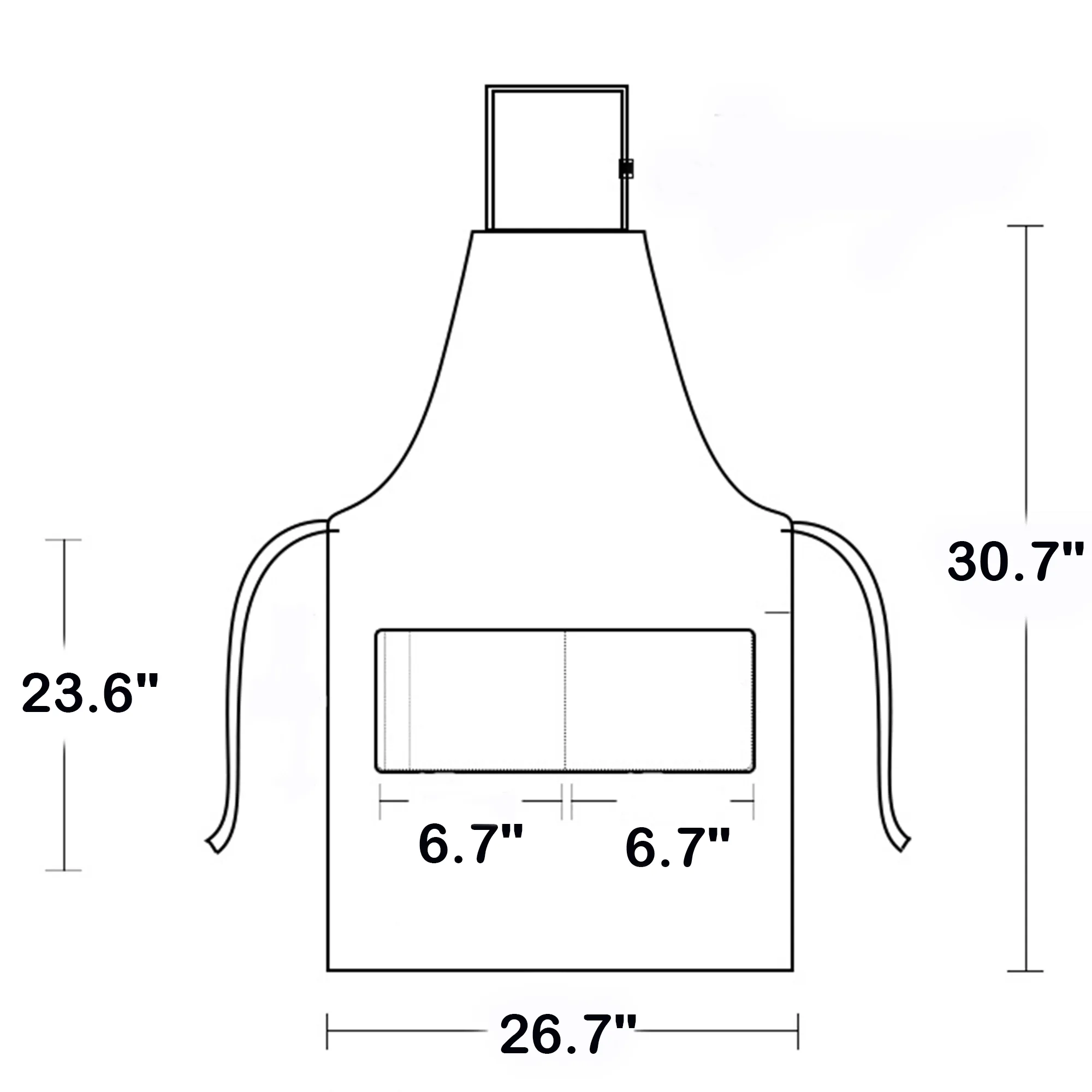 Kitchen Apron w/ Custom Imprint & Pockets MOQ 50 PCS 2