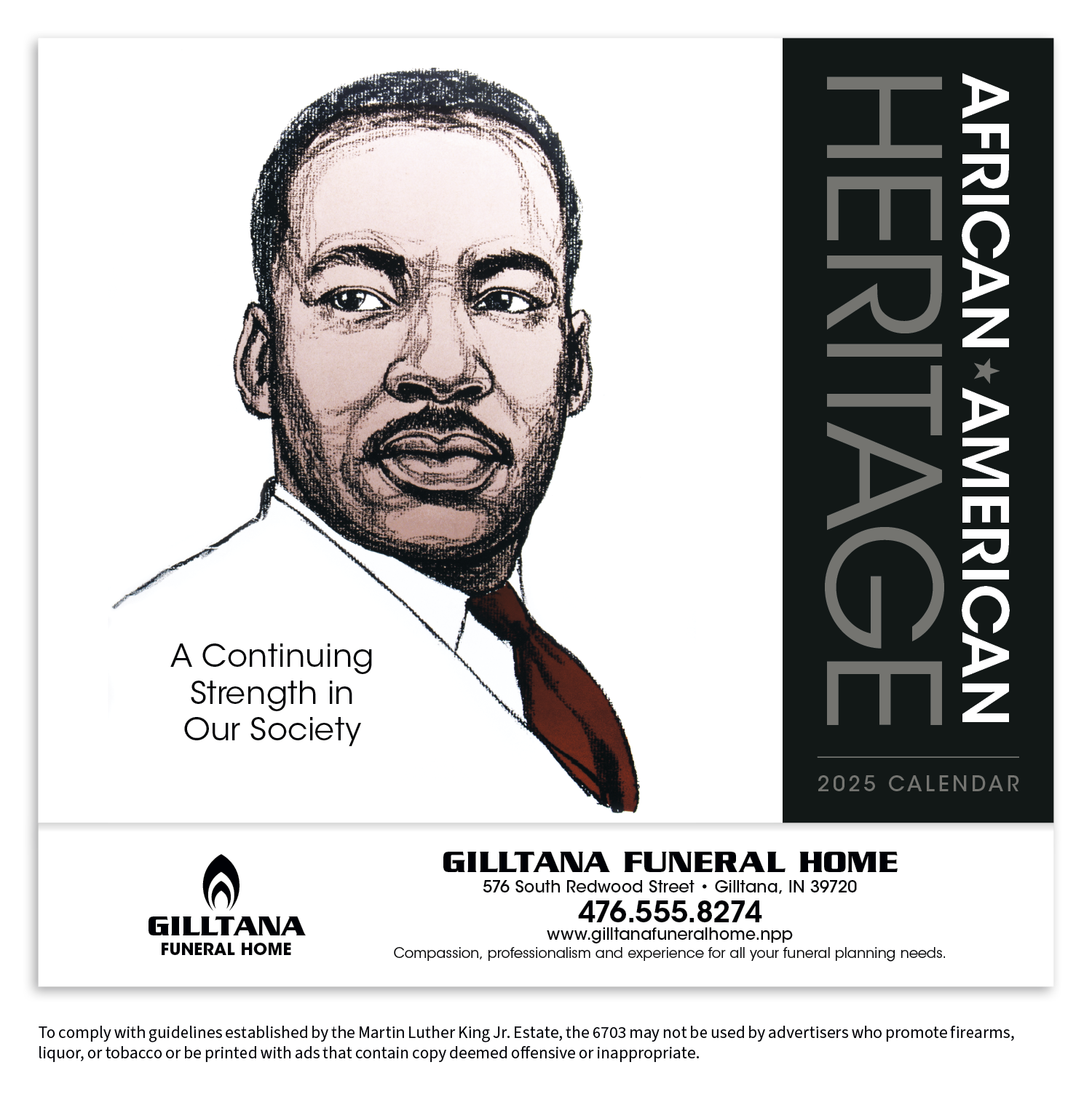 Triumph® Calendars African-American Heritage: Dr. Martin Luther King, Jr. Calendar 28
