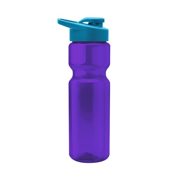 Blazer 28oz Transparent Bike Bottle w/Drink-thru Lid 398