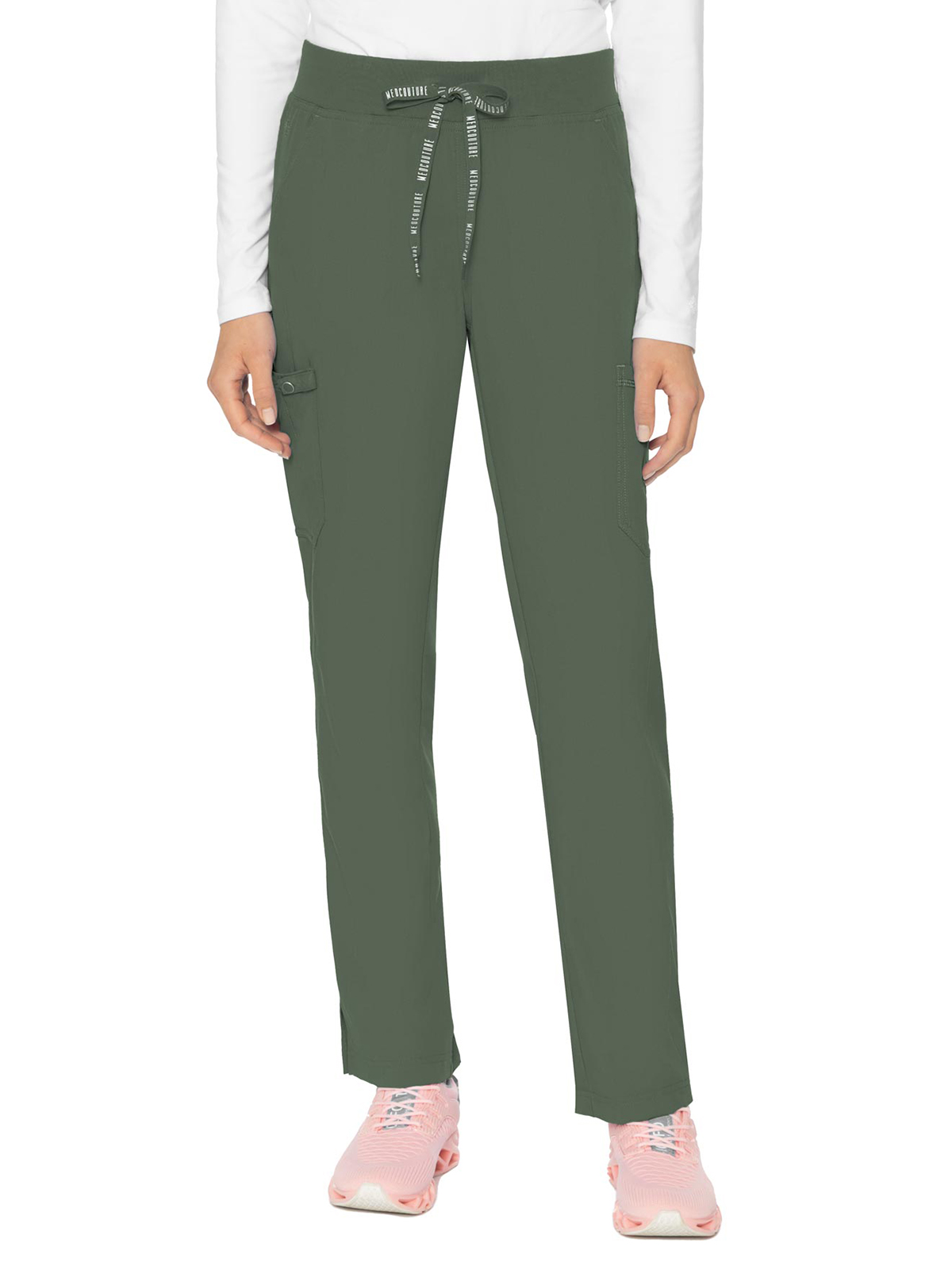 Med Couture - MC Touch - Women's 6-Pocket Jersey-Knit Waistband Pant 14