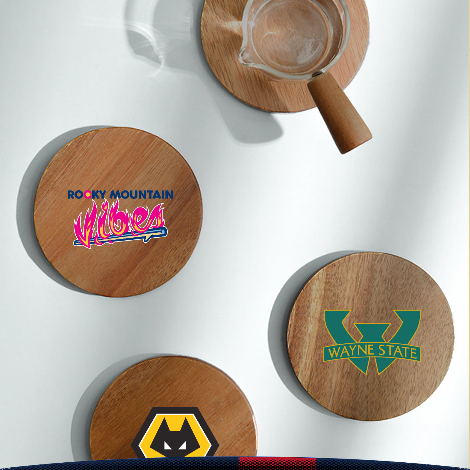 Fendrel Walnut Round Coaster 2
