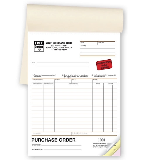 Purchase Orders, Classic Design, Booked 1