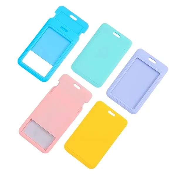 ID Badge Holder with Sliding Feature - Clear Window Design 5