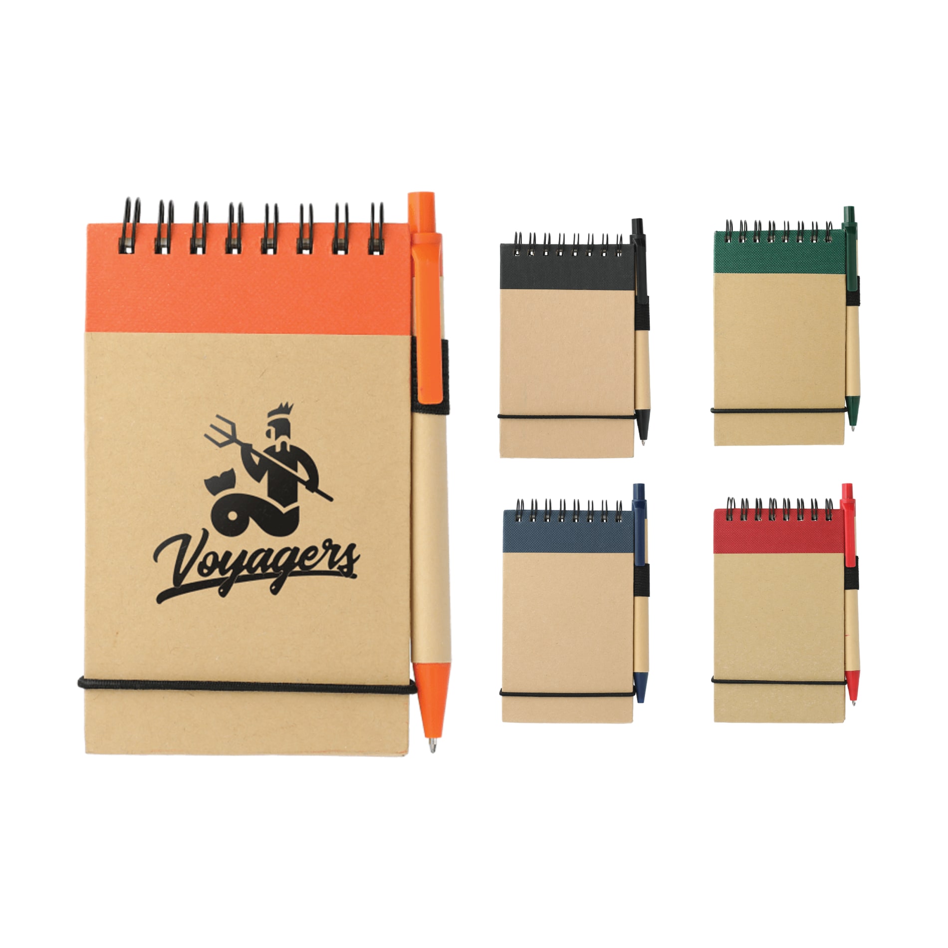 FSC® Mix 5" x 3" Recycled Jotter with Pen