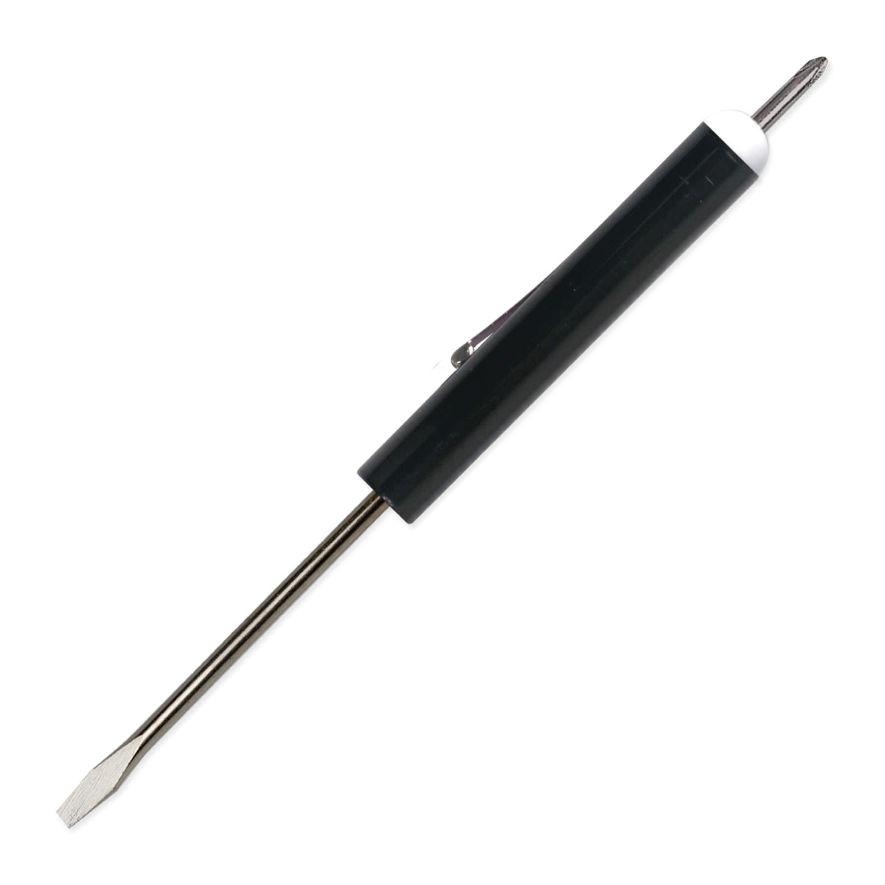 Pocket Screwdriver 1/8" Flat Tip Blade + #0 Phillips Top 43