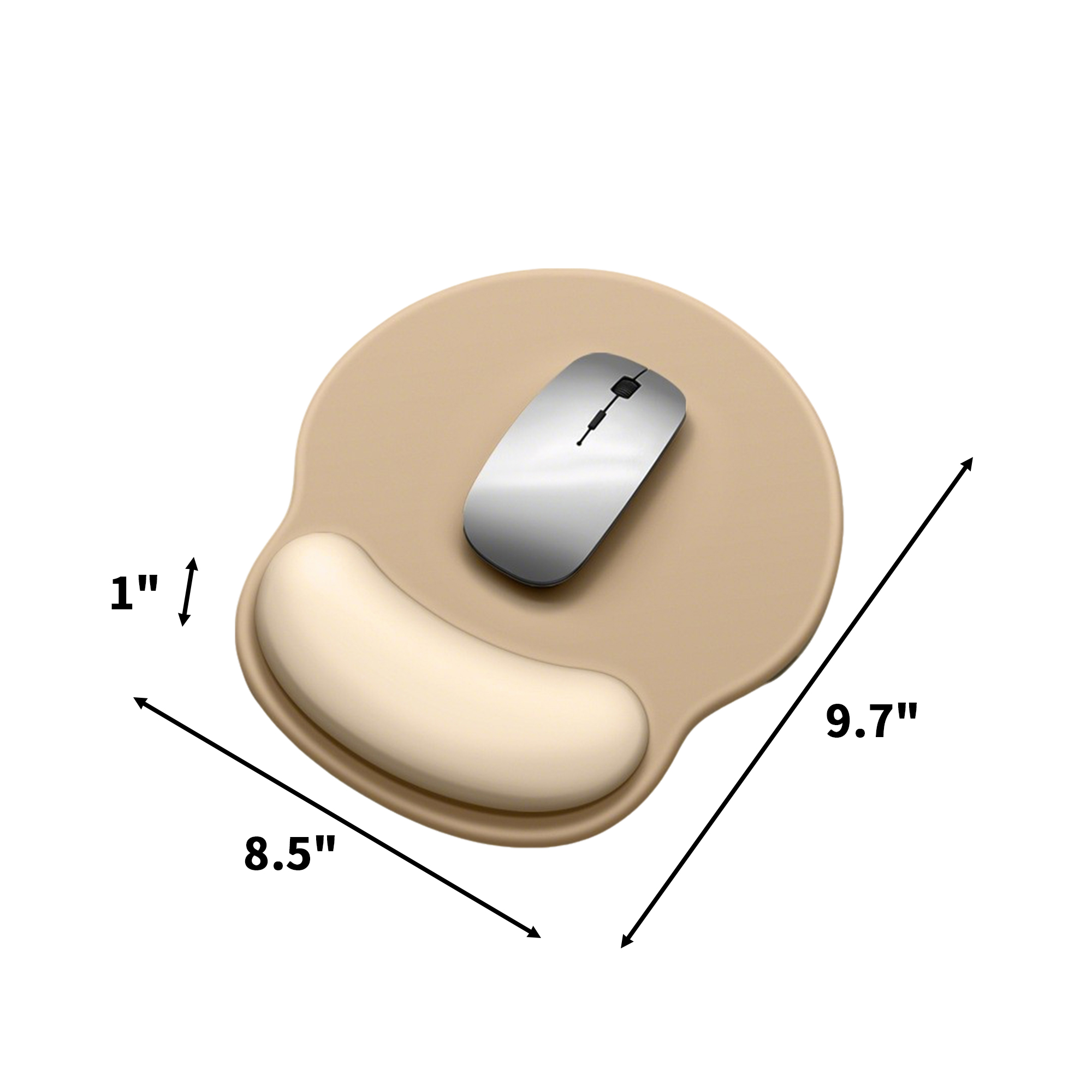 Milk Silk Mouse Pad With Wrist Rest 8