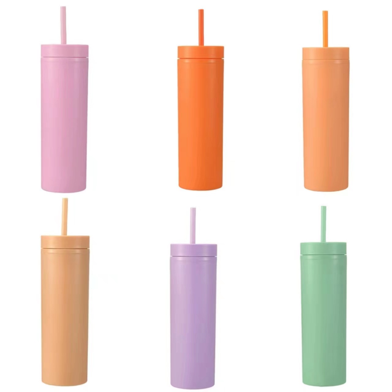 16oz Double Wall Plastic Tumbler 2