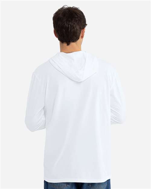 Unisex CVC Hoodie Long Sleeve T-Shirt - 6221 14