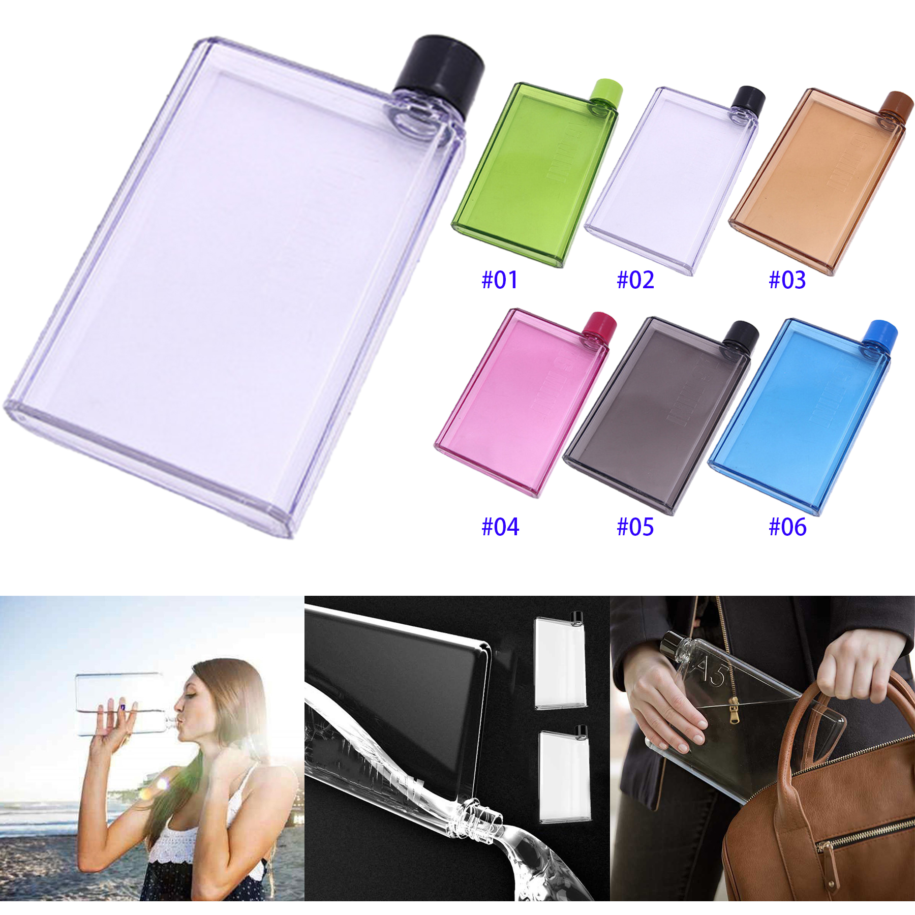 A5 The Flat Water Bottle 2