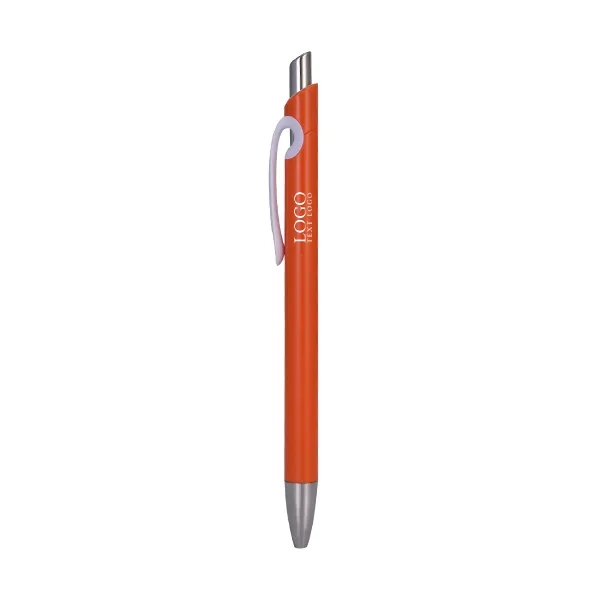 Solid Plastic Ballpoint Click Pen 9